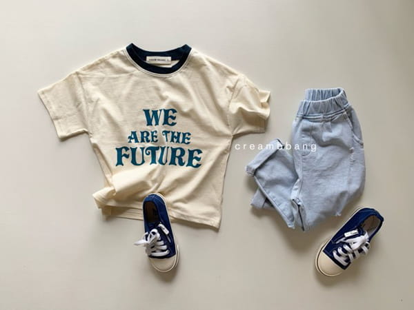 CREAM BBANG - Korean Children Fashion - #Kfashion4kids - Future Airy Color Tee - 3
