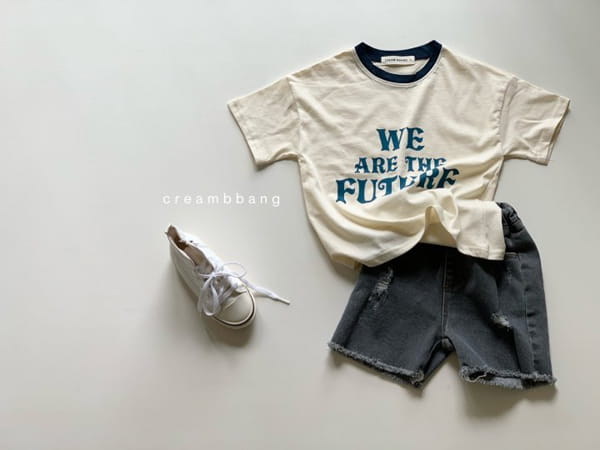 CREAM BBANG - Korean Children Fashion - #Kfashion4kids - Future Airy Color Tee - 5