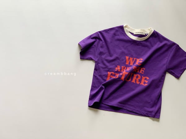 CREAM BBANG - Korean Children Fashion - #Kfashion4kids - Future Airy Color Tee - 8