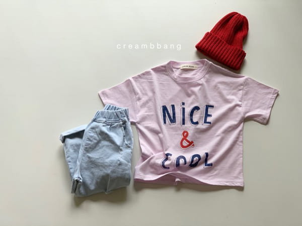 CREAM BBANG - Korean Children Fashion - #Kfashion4kids - Ice Denim Vintage Baggy Jeans - 5