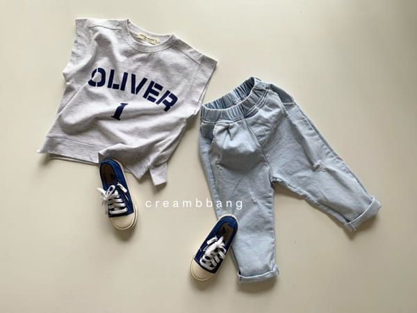CREAM BBANG - Korean Children Fashion - #Kfashion4kids - Ice Denim Vintage Baggy Jeans - 9