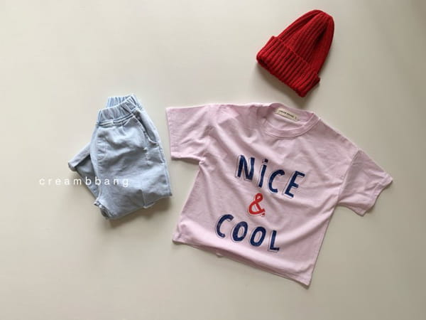 CREAM BBANG - Korean Children Fashion - #Kfashion4kids - Nice Short Sleeves Tee - 6