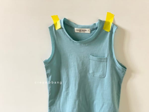 CREAM BBANG - Korean Children Fashion - #Kfashion4kids - Pocket Deggi Sleeveless - 10