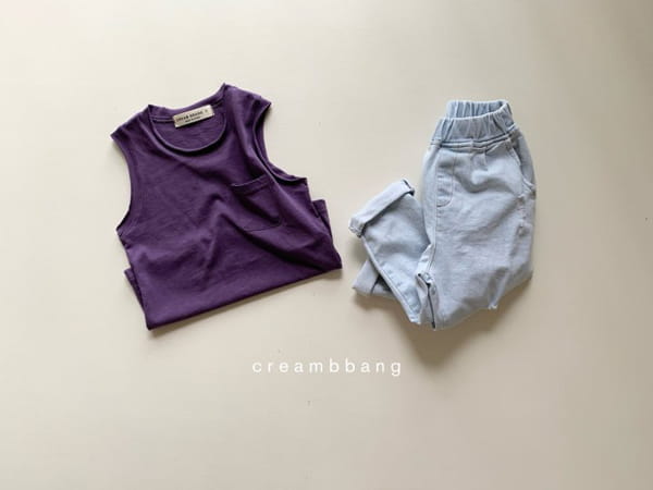 CREAM BBANG - Korean Children Fashion - #Kfashion4kids - Pocket Deggi Sleeveless - 11
