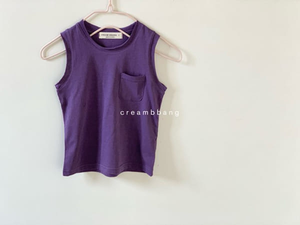 CREAM BBANG - Korean Children Fashion - #Kfashion4kids - Pocket Deggi Sleeveless - 5