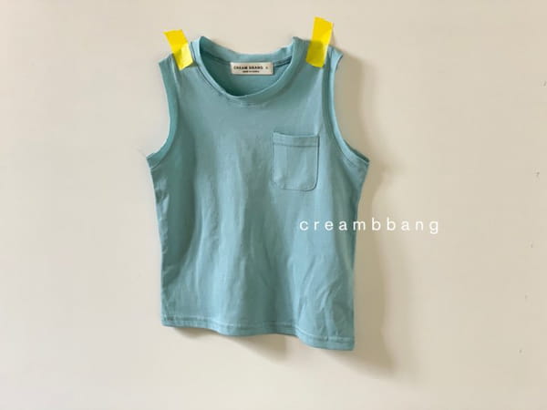 CREAM BBANG - Korean Children Fashion - #Kfashion4kids - Pocket Deggi Sleeveless - 6