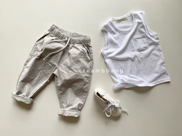 CREAM BBANG - Korean Children Fashion - #Kfashion4kids - Pocket Deggi Sleeveless - 8