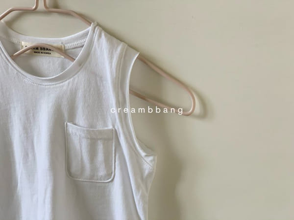 CREAM BBANG - Korean Children Fashion - #Kfashion4kids - Pocket Deggi Sleeveless - 9