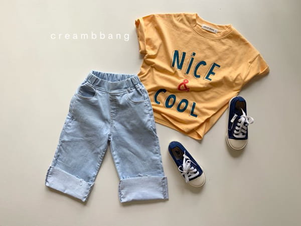 CREAM BBANG - Korean Children Fashion - #Kfashion4kids - Ice Capri Roll-up Wide Pants - 4