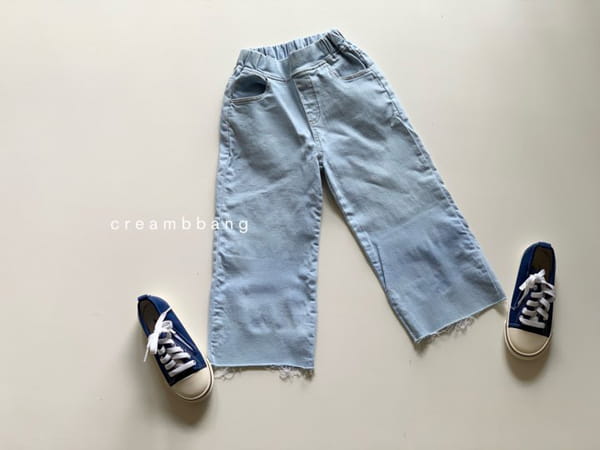 CREAM BBANG - Korean Children Fashion - #Kfashion4kids - Ice Capri Roll-up Wide Pants - 6