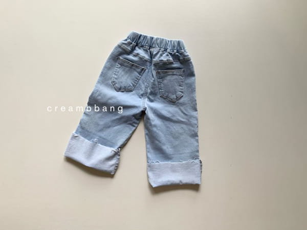 CREAM BBANG - Korean Children Fashion - #Kfashion4kids - Ice Capri Roll-up Wide Pants - 8