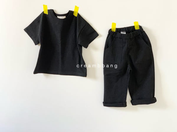 CREAM BBANG - Korean Children Fashion - #Kfashion4kids - Lounge Top Bottom Set - 6
