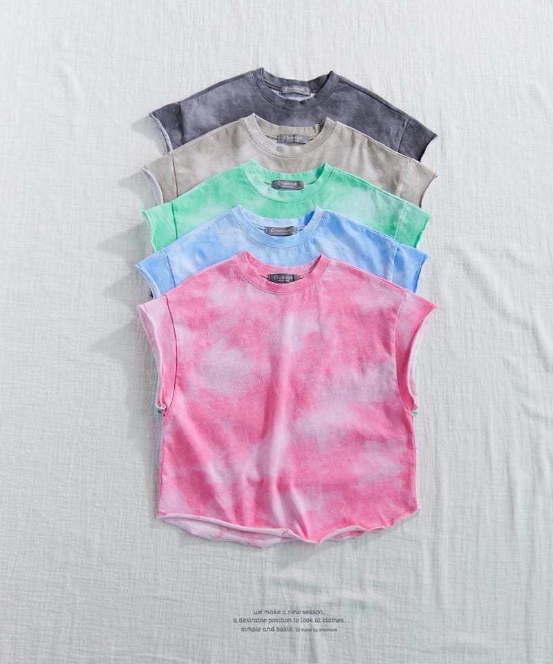 CREAMCOK - Korean Children Fashion - #Kfashion4kids - Paints Cumulus Tee - 12