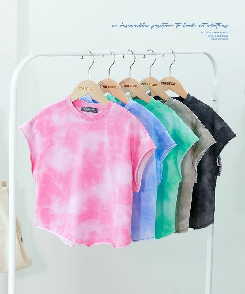CREAMCOK - Korean Children Fashion - #Kfashion4kids - Paints Cumulus Tee - 5