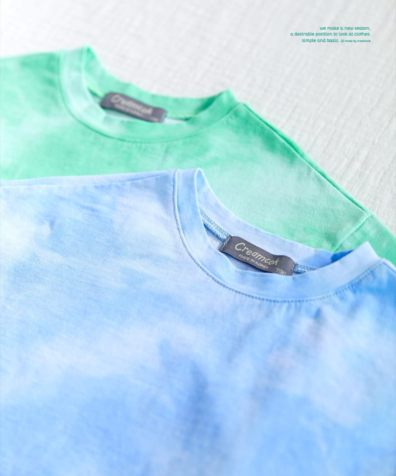 CREAMCOK - Korean Children Fashion - #Kfashion4kids - Paints Cumulus Tee - 9