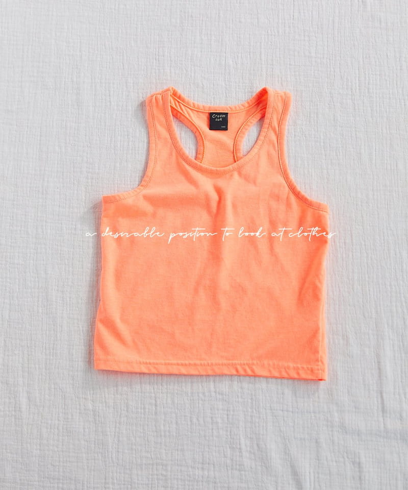 CREAMCOK - Korean Children Fashion - #Kfashion4kids - Retro Mango Sleeveless