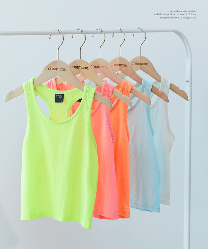 CREAMCOK - Korean Children Fashion - #Kfashion4kids - Retro Mango Sleeveless - 11
