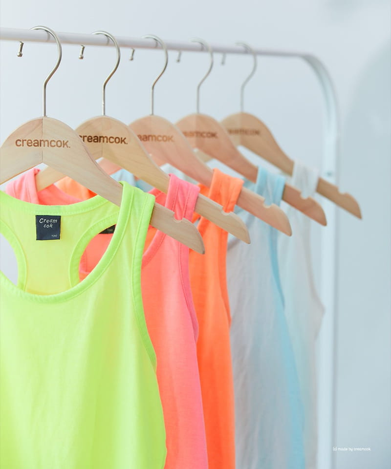 CREAMCOK - Korean Children Fashion - #Kfashion4kids - Retro Mango Sleeveless - 12