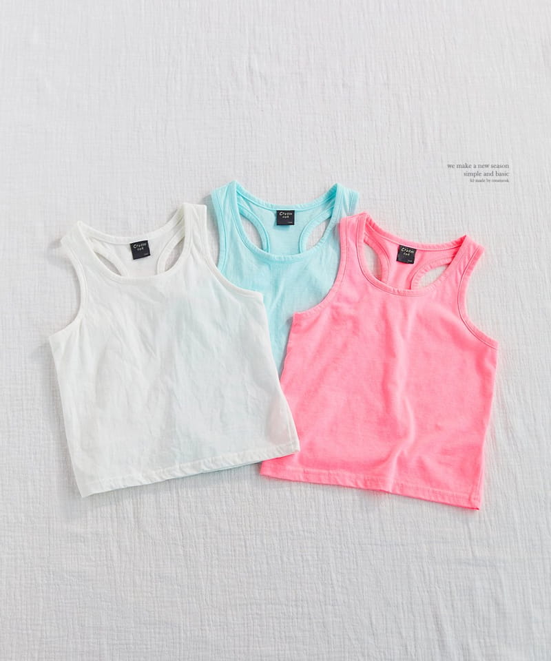 CREAMCOK - Korean Children Fashion - #Kfashion4kids - Retro Mango Sleeveless - 4