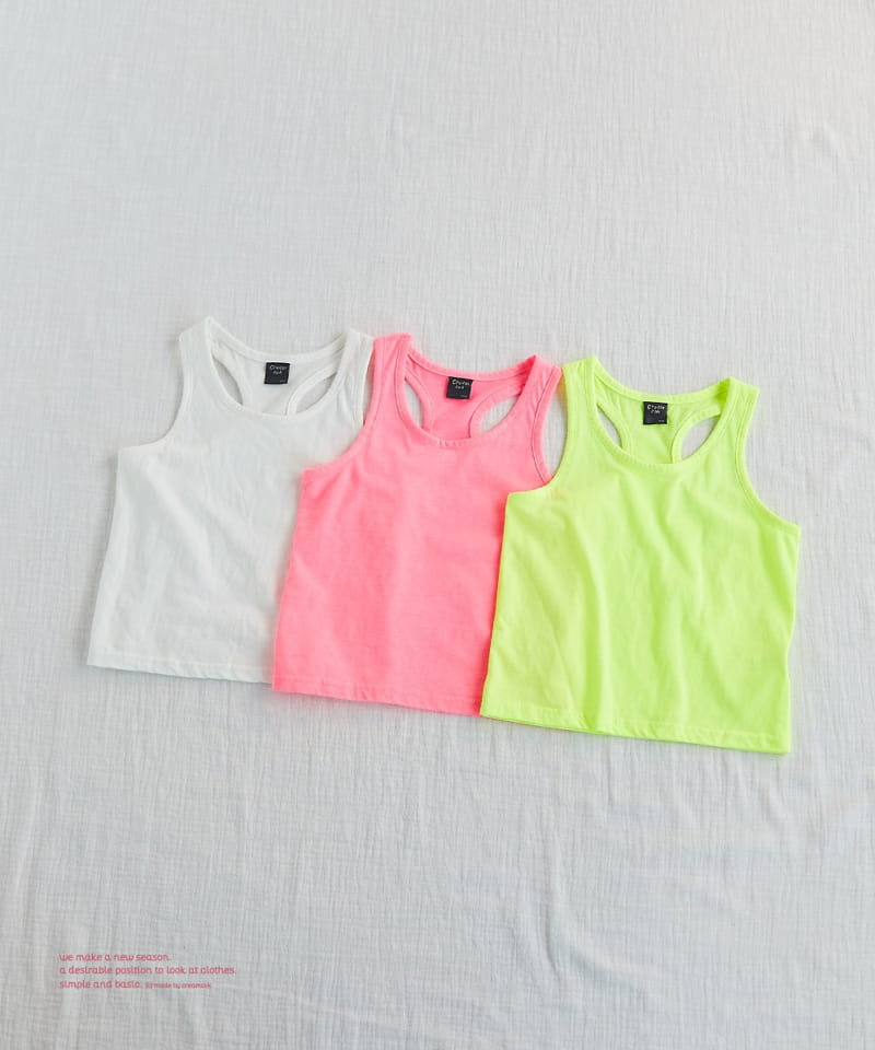 CREAMCOK - Korean Children Fashion - #Kfashion4kids - Retro Mango Sleeveless - 7