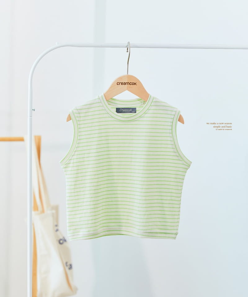 CREAMCOK - Korean Children Fashion - #Kfashion4kids - Wonderful Line Sleeveless - 3