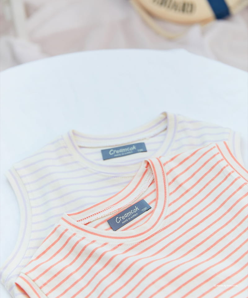 CREAMCOK - Korean Children Fashion - #Kfashion4kids - Wonderful Line Sleeveless - 7