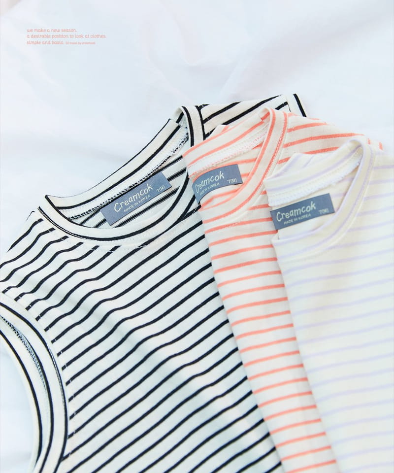 CREAMCOK - Korean Children Fashion - #Kfashion4kids - Wonderful Line Sleeveless - 9