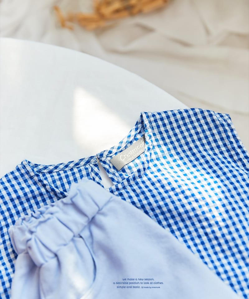 CREAMCOK - Korean Children Fashion - #Kfashion4kids - Summer Linen Sleeveless Bottom Set - 12