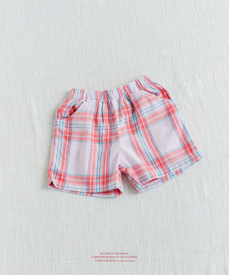 CREAMCOK - Korean Children Fashion - #Kfashion4kids - Urban Check Shorts - 12