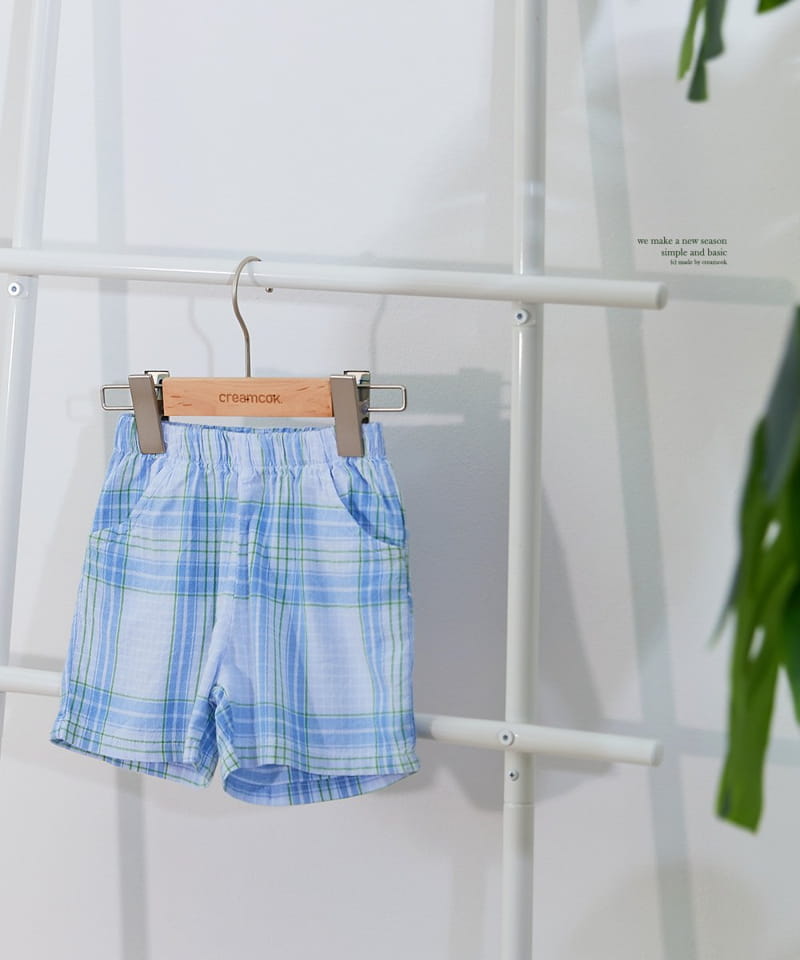 CREAMCOK - Korean Children Fashion - #Kfashion4kids - Urban Check Shorts - 6