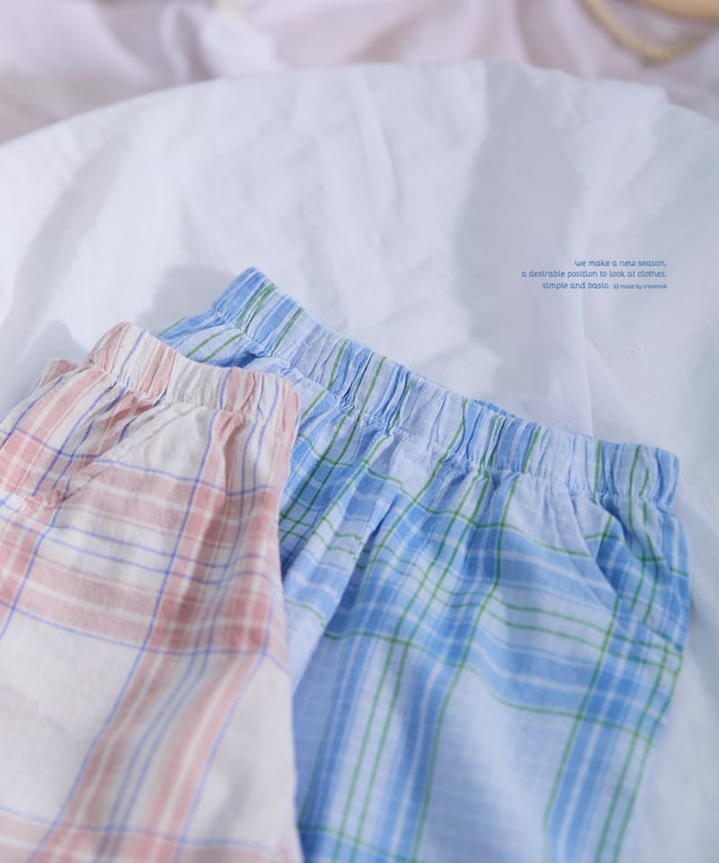 CREAMCOK - Korean Children Fashion - #Kfashion4kids - Urban Check Shorts - 8