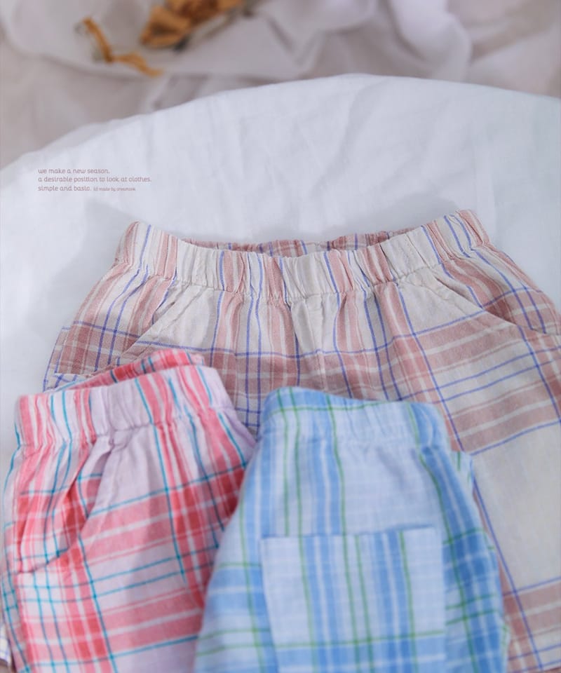 CREAMCOK - Korean Children Fashion - #Kfashion4kids - Urban Check Shorts - 9