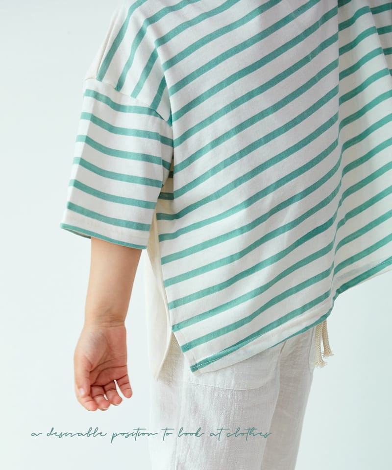 CREAMCOK - Korean Children Fashion - #Kfashion4kids - So Much Stripes Tee