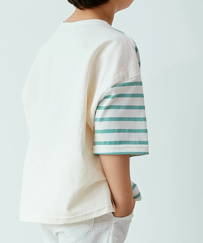 CREAMCOK - Korean Children Fashion - #Kfashion4kids - So Much Stripes Tee - 2