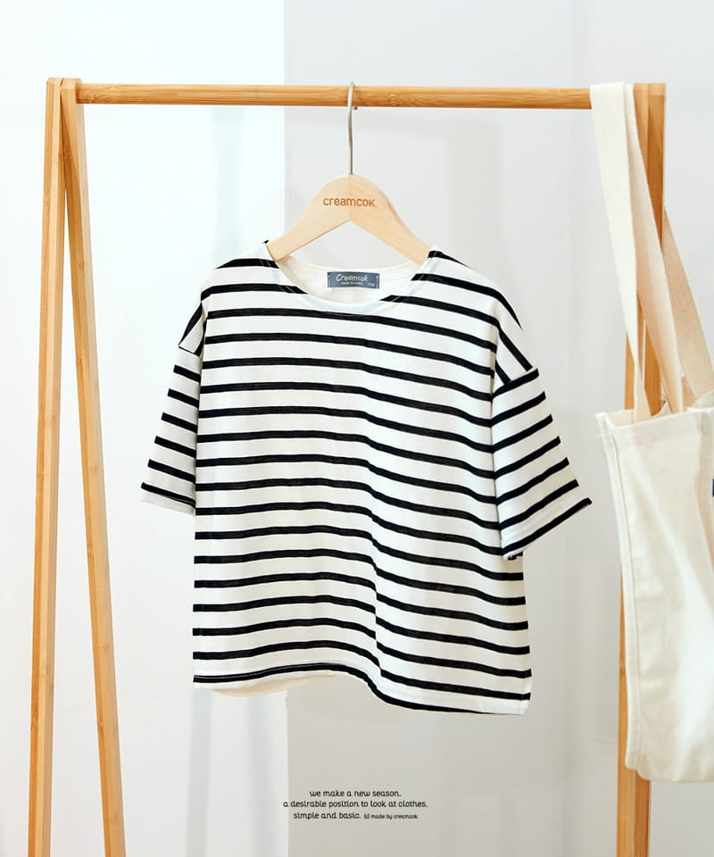CREAMCOK - Korean Children Fashion - #Kfashion4kids - So Much Stripes Tee - 9