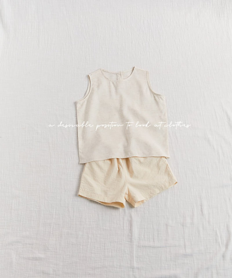 CREAMCOK - Korean Children Fashion - #Kfashion4kids - What a Nice Atmophere Top Bottom Set