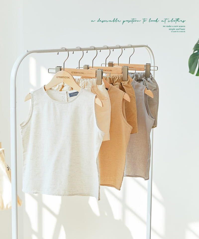 CREAMCOK - Korean Children Fashion - #Kfashion4kids - What a Nice Atmophere Top Bottom Set - 5