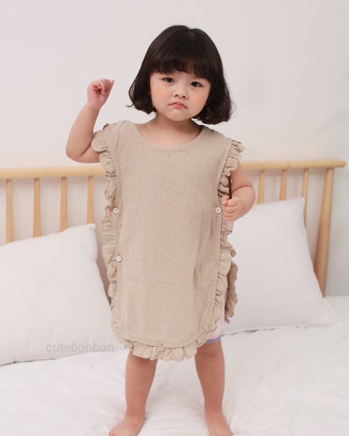 CUTEBONBON - Korean Children Fashion - #Kfashion4kids - Frill Sleep Vest - 10