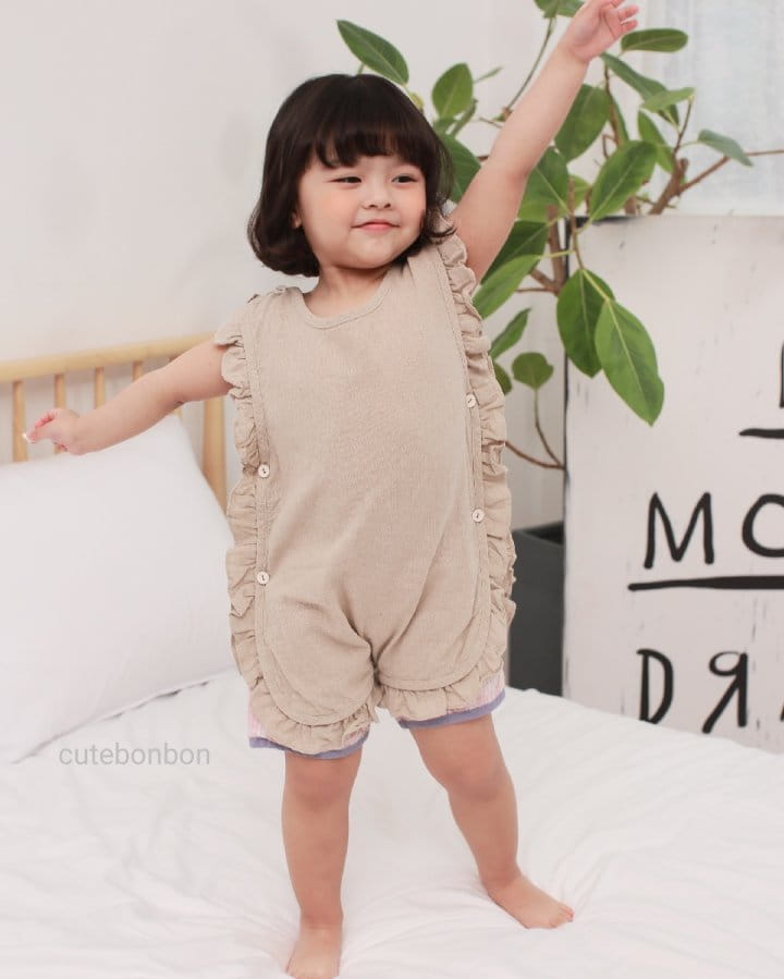 CUTEBONBON - Korean Children Fashion - #Kfashion4kids - Frill Sleep Vest - 11