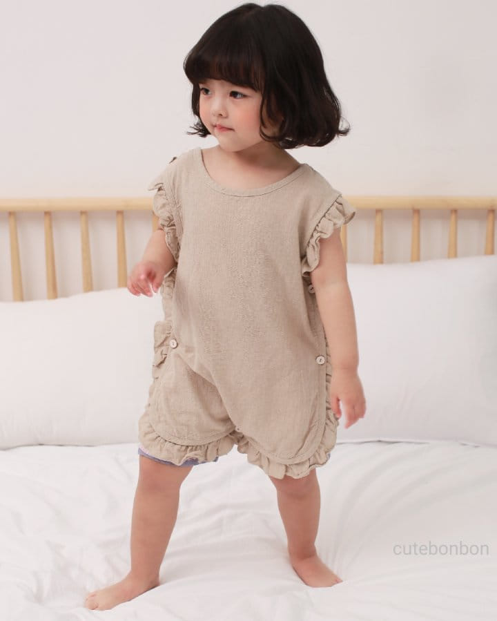 CUTEBONBON - Korean Children Fashion - #Kfashion4kids - Frill Sleep Vest - 5