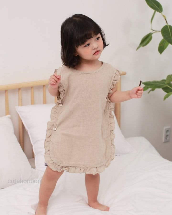 CUTEBONBON - Korean Children Fashion - #Kfashion4kids - Frill Sleep Vest - 6