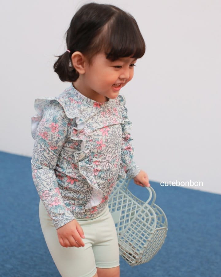 CUTEBONBON - Korean Children Fashion - #Kfashion4kids - Frill Rashguard - 11
