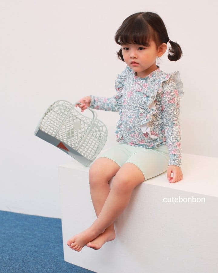 CUTEBONBON - Korean Children Fashion - #Kfashion4kids - Frill Rashguard - 2