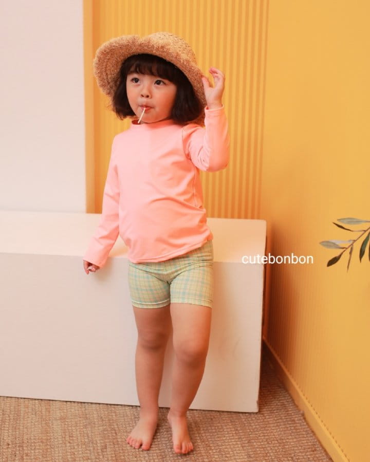 CUTEBONBON - Korean Children Fashion - #Kfashion4kids - Check Rashguard - 6