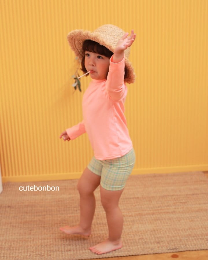 CUTEBONBON - Korean Children Fashion - #Kfashion4kids - Check Rashguard - 8