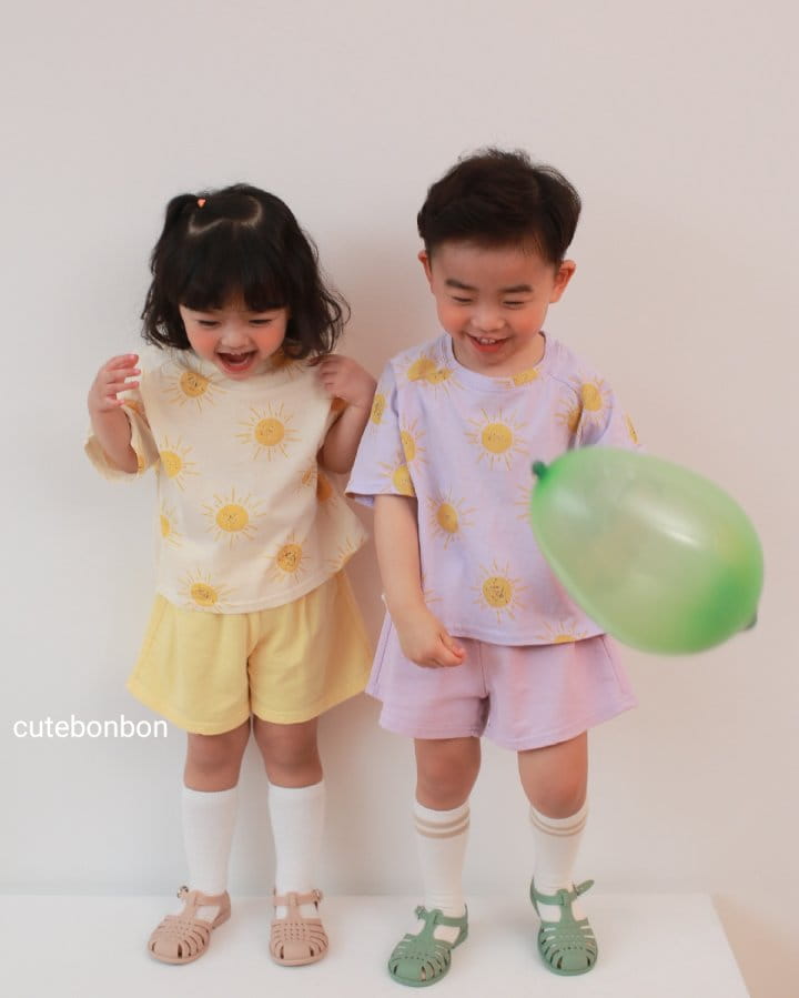 CUTEBONBON - Korean Children Fashion - #Kfashion4kids - Sunny Top Bottom Set  - 10