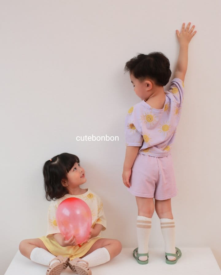 CUTEBONBON - Korean Children Fashion - #Kfashion4kids - Sunny Top Bottom Set  - 11