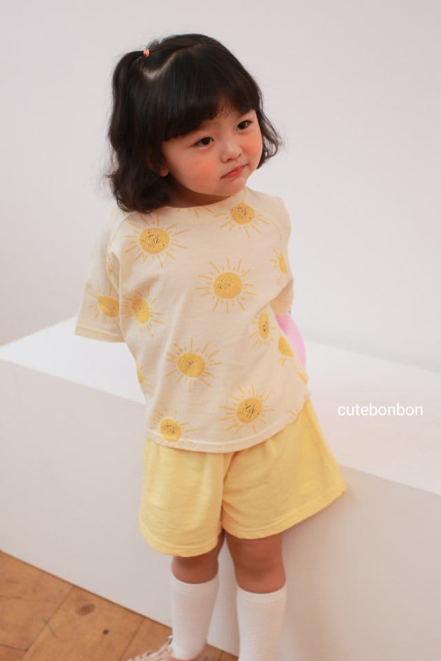CUTEBONBON - Korean Children Fashion - #Kfashion4kids - Sunny Top Bottom Set  - 12