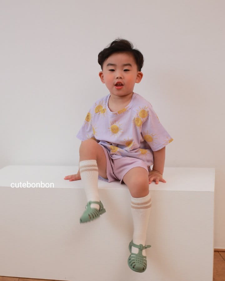 CUTEBONBON - Korean Children Fashion - #Kfashion4kids - Sunny Top Bottom Set  - 4