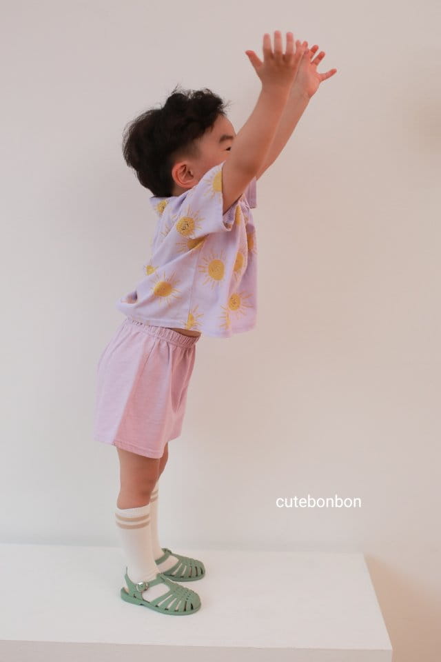 CUTEBONBON - Korean Children Fashion - #Kfashion4kids - Sunny Top Bottom Set  - 5